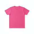 Premium Blank Tee — Neon Pink