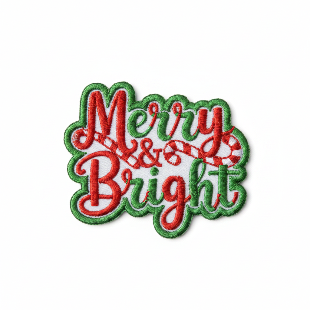 Christmas Patch — Merry & Bright