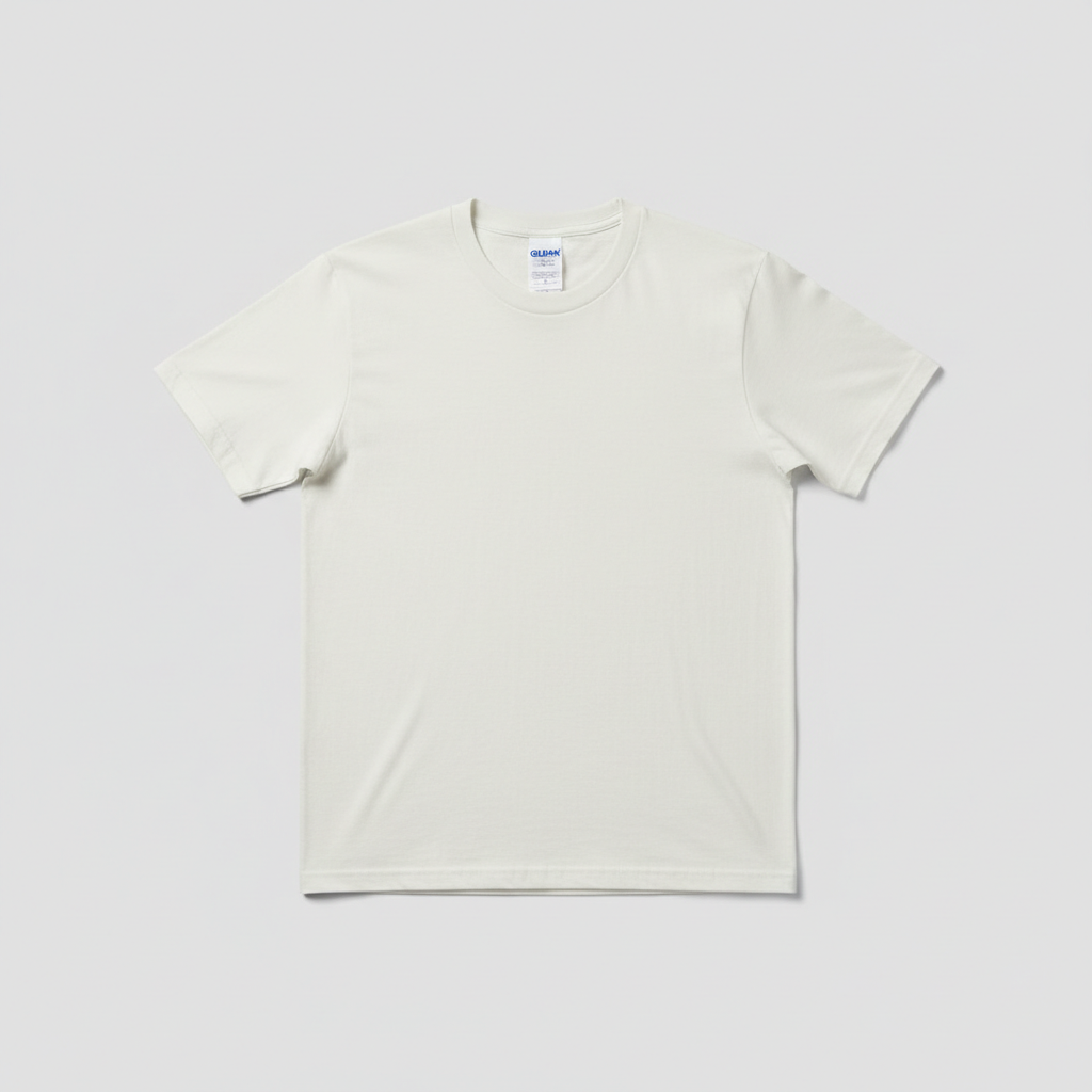 Premium Blank Tee — Pearl White