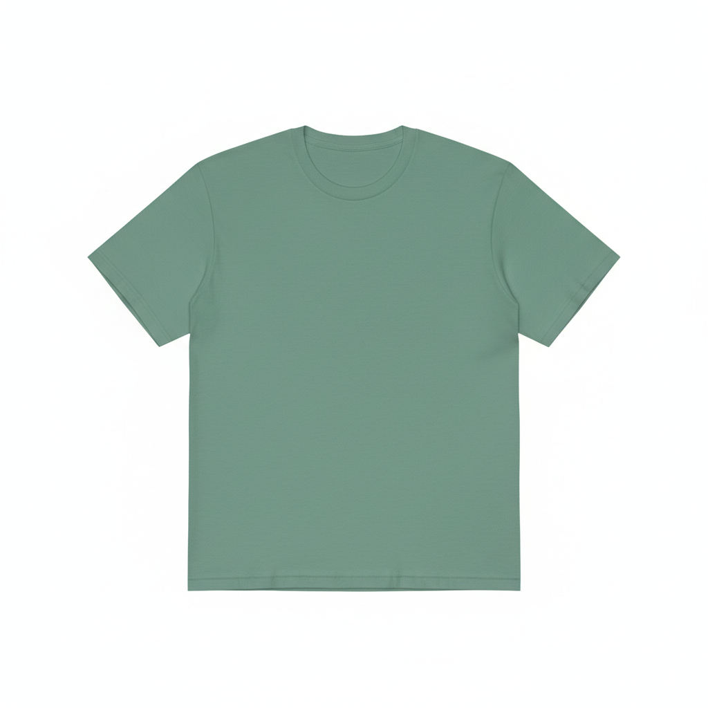 Premium Blank Tee — Cool Green