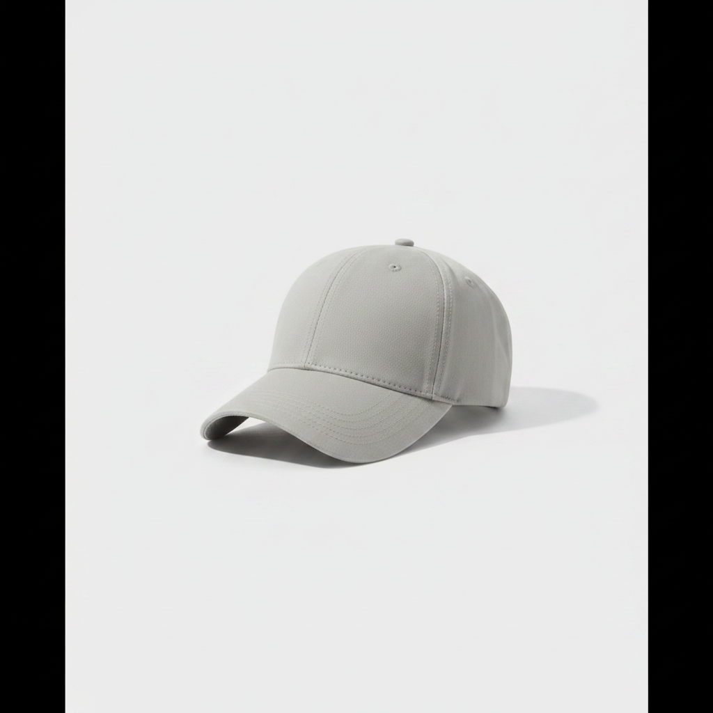 Plain Baseball Cap — White