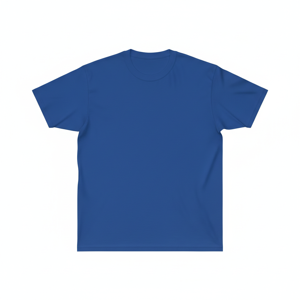 Premium Blank Tee — Royal Blue