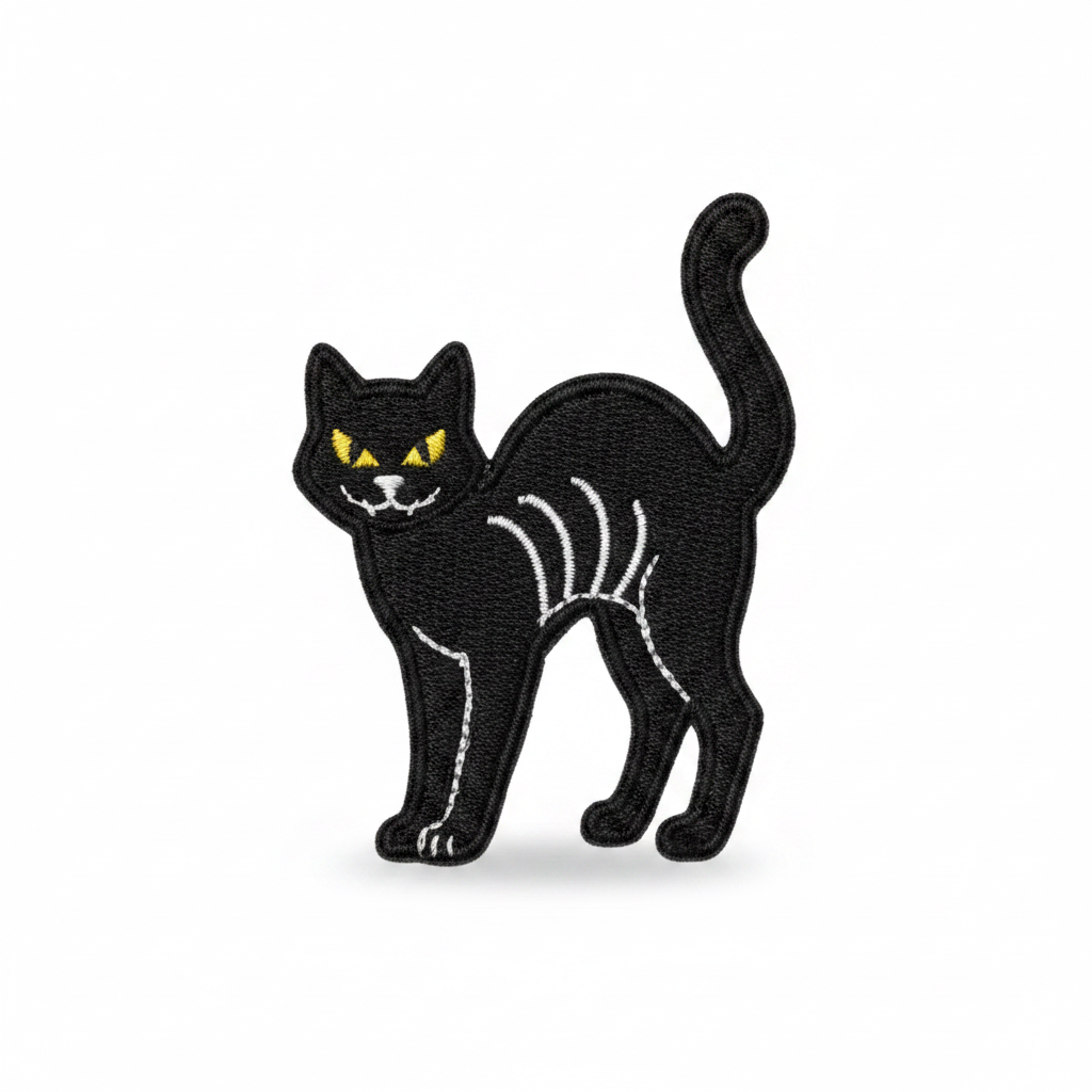 Halloween Patch — Black Cat