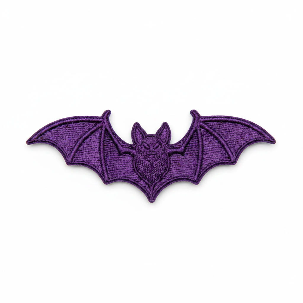 Halloween Patch — Purple Bat