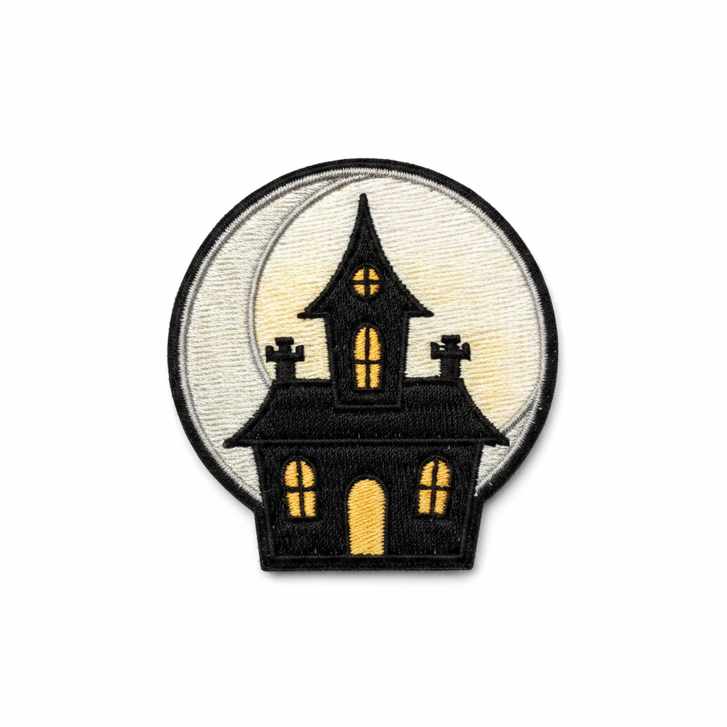 Halloween Patch — Haunted House