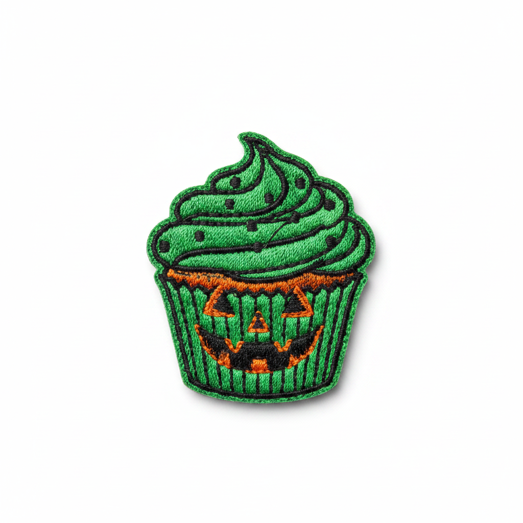 Halloween Patch — Monster Cupcake