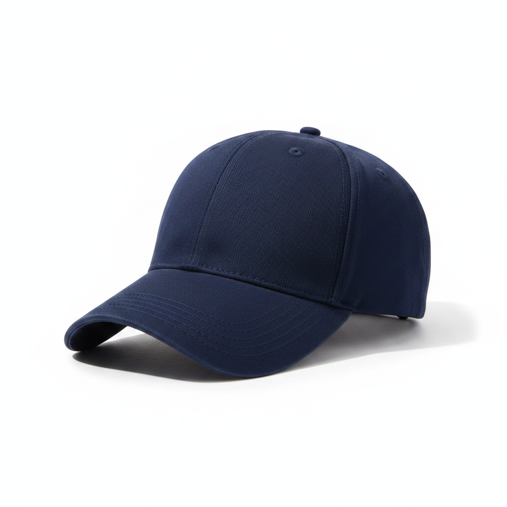 Plain Baseball Cap — Navy