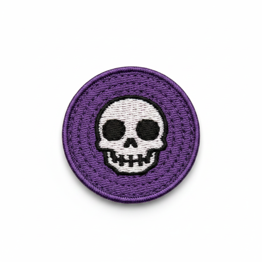 Halloween Patch — Purple Disc