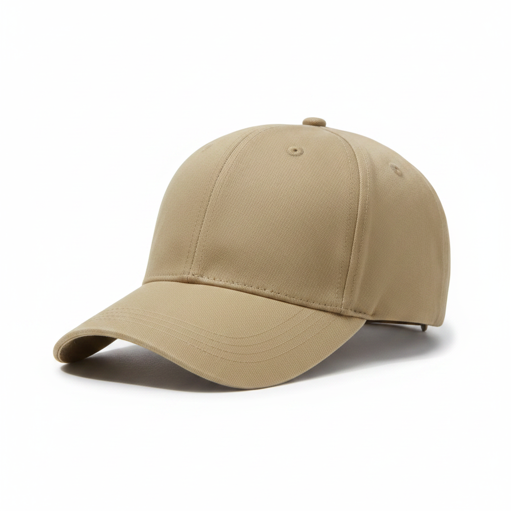 Plain Baseball Cap — Khaki