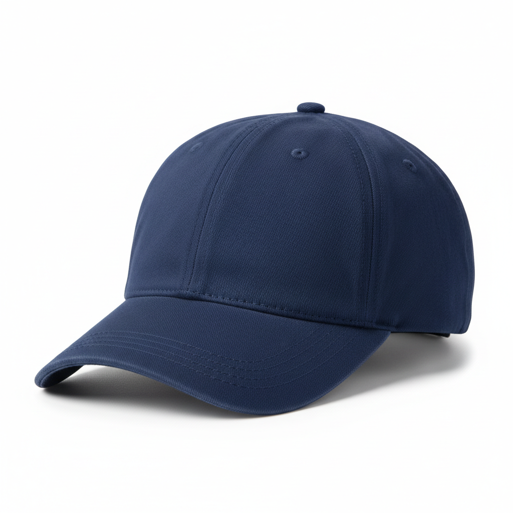 Plain Baseball Cap — Navy