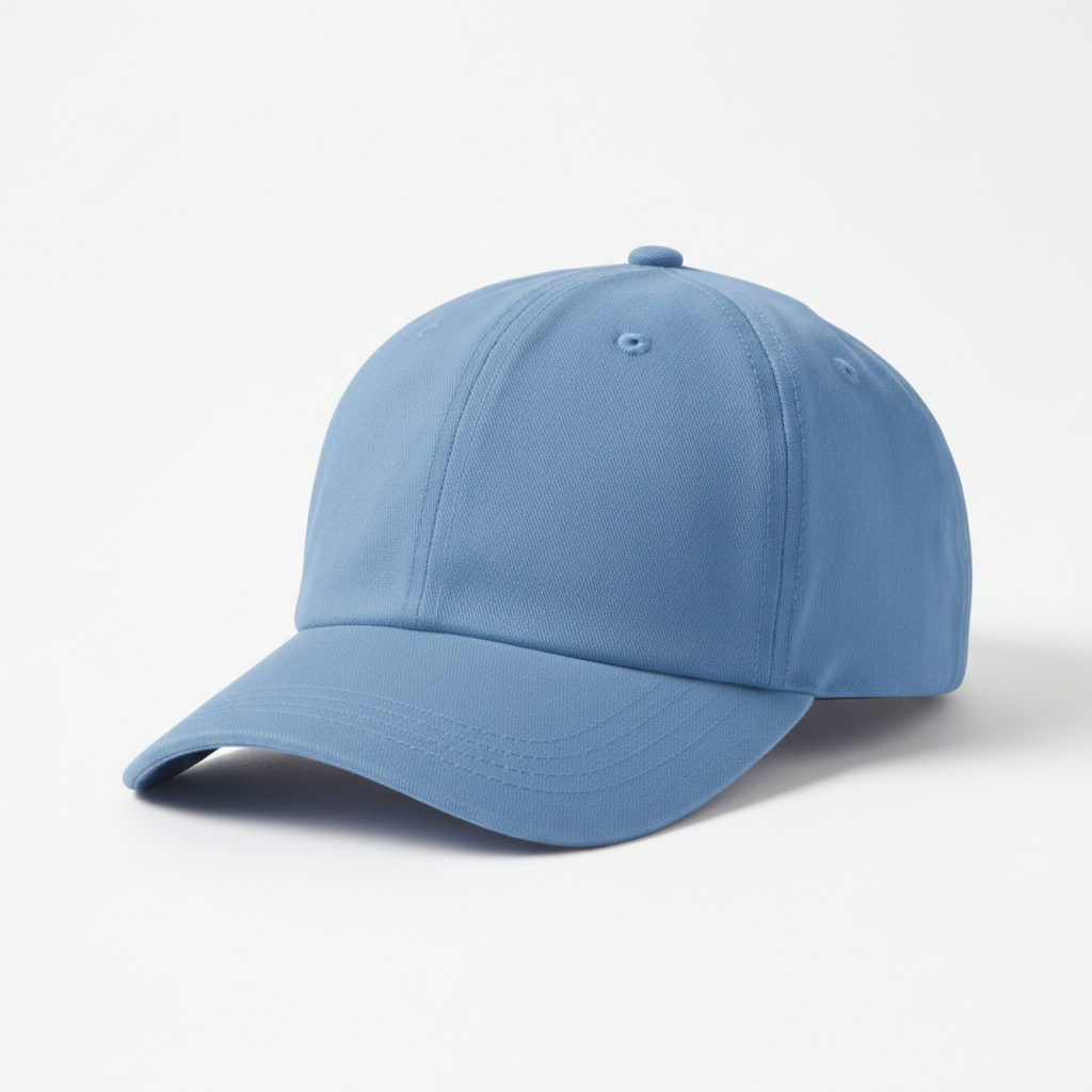 Plain Baseball Cap — Light Blue